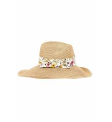 шляпа Gucci Плетеная шляпа с цветной лентой