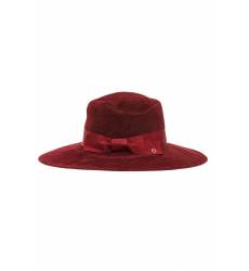 шляпа Gucci Бордовая шляпа с лентой