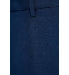 брюки Prada Синие шерстяные брюки