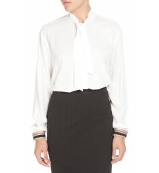 блузка Cristina Effe Свободная блузка с застежкой на пуговицы