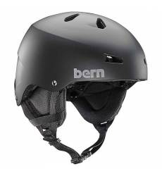 Шлем для скейтборда Bern Team Macon Matte Black/Black Cordova Earflaps Team Macon