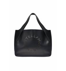 сумка Stella McCartney Черная сумка-тоут Stella Logo