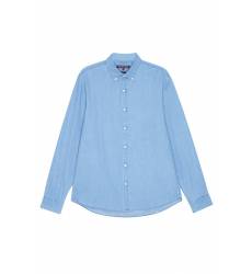 рубашка Michael Kors Collection Голубая рубашка из денима