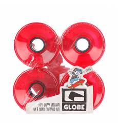 Колеса для скейтборда Globe G Icon Wheel Clear Red 76mm 83A G Icon Wheel Clear