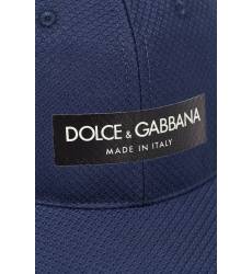кепка Dolce&Gabbana Синяя кепка с логотипом
