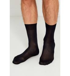 носки Brioni Черные шелковые носки