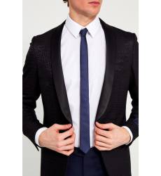 галстук Dolce&Gabbana Синий шелковый галстук в горох