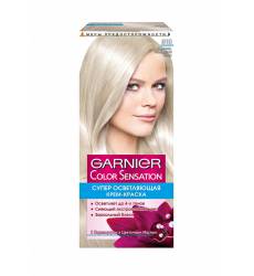 Краска для волос Garnier Color Sensation, оттенок 910 Пепельно-серебристый