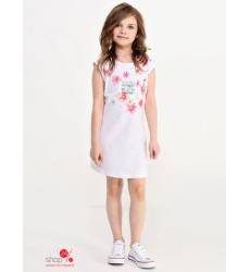 Платье Finn Flare для девочки, цвет белый 42207185
