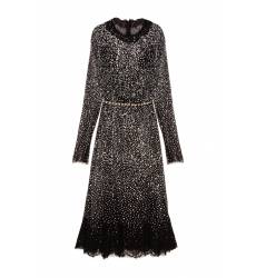 платье Dolce&Gabbana Черное платье с кристаллами