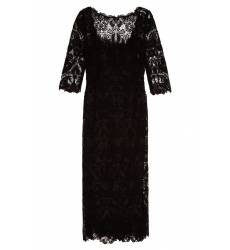 миди-платье Dolce&Gabbana Платье из хлопкового кружева