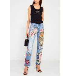 джинсы Dolce&Gabbana Декорированные джинсы