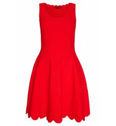 платье Alexander McQueen Красное трикотажное платье