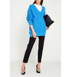 пуловер Balenciaga Фактурный голубой пуловер