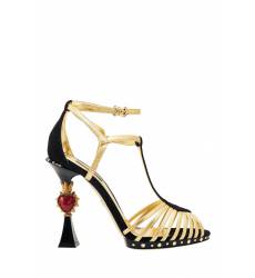 босоножки Dolce&Gabbana Босоножки с декоративным каблуком