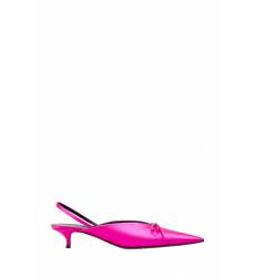 туфли Balenciaga Розовые туфли с атласной отделкой