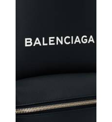 рюкзак Balenciaga Черный кожаный рюкзак Everyday