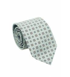 галстук Gucci Серый галстук с орнаментом