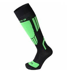 Носки высокие детские Mico Ski Socks In Merino Wool Verde Fluo Ski Socks In Merino Wool