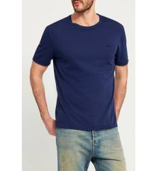 футболка Gucci Темно-синяя футболка