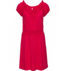 платье bonprix Трикотажное платье с коротким рукавом и открытыми