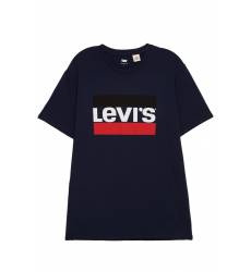 футболка Levis Синяя футболка с принтом Sportswear Logo Graphic