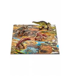 Набор мини-динозавры и пазл Schleich Набор мини-динозавры и пазл