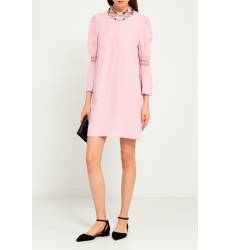 миди-платье Vivetta Розовое платье с вышитым воротником