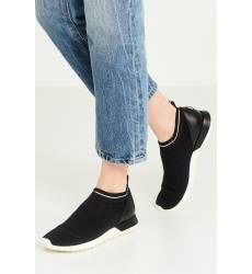 кроссовки Moncler Черные текстильные кроссовки