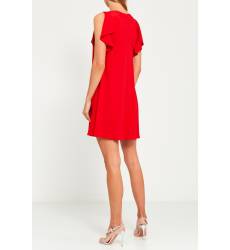 платье Red Valentino Платье с оборками по бокам
