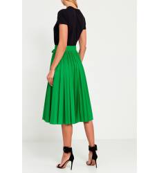 юбка Red Valentino Плиссированная юбка зеленого цвета