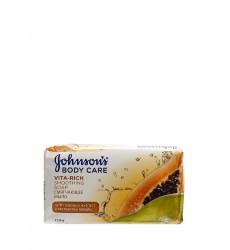 Мыло Johnson & Johnson Johnsons Body Care VITA-RICH Смягчающее с экстрак