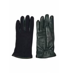 перчатки Amina Rubinacci Зеленые кожаные перчатки