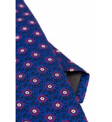 галстук Canali Шелковый галстук с яркими цветами