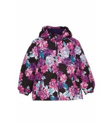 куртка HUPPA Зимний комплект с цветочным принтом