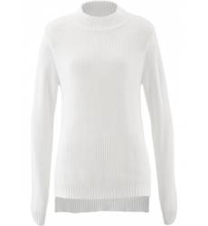 пуловер bonprix Пуловер с воротником-стойкой и структурным узором