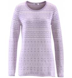 пуловер bonprix Жаккардовый пуловер с длинным рукавом
