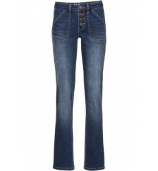 джинсы bonprix Прямые стрейтчевые джинсы, высокий рост (L)
