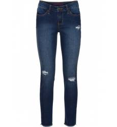 джинсы bonprix Узкие джинсы до щиколоток в поношенном стиле