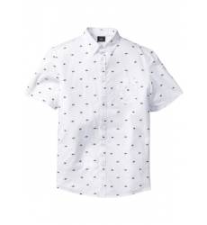 рубашка bonprix Рубашка Regular Fit с коротким рукавом и мелким уз