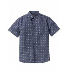 рубашка bonprix Рубашка с коротким рукавом и мелким узором Regular
