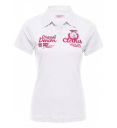 футболка bonprix Футболка-поло с принтом и коротким рукавом