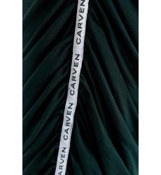 миди-платье Carven Платье-футболка с драпировкой снизу