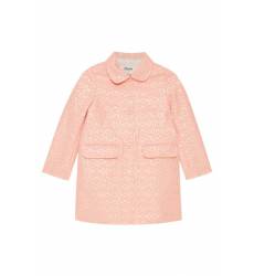 пальто Bonpoint Розовое жаккардовое пальто