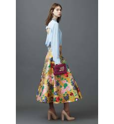 юбка VALENTINO Юбка из шелка с цветами