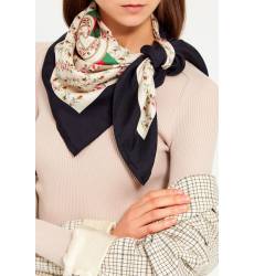 шарф Gucci Шелковый шарф с цветочным принтом