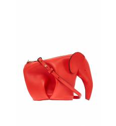 клатч Loewe Красная сумка в виде слона