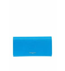 кошелек Balenciaga Голубой кожаный кошелек Continental