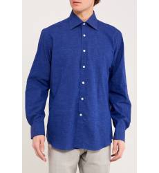 рубашка Canali Синяя рубашка