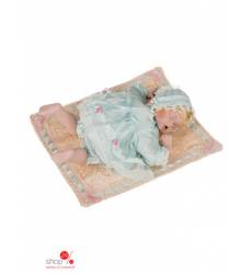 Фарфоровая кукла младенец с мягконабивным туловищем, длина 30 см Вераиль, цвет мультиколор 42825771